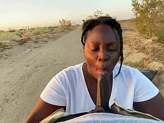 ever wonder what happens when pulled over for roadside fuck and cumshot?