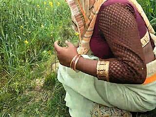 desi teen moans loud fucking wet pussy outdoors in public indian heat