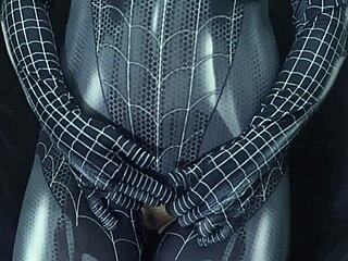 Spiderman Cosplay Big Ass Indonesian Roughly Entot!
