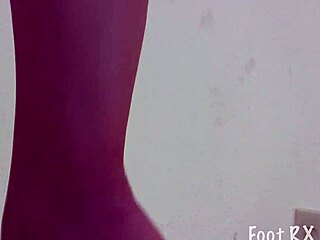 barefoot toes pump intensely in fetish closeup