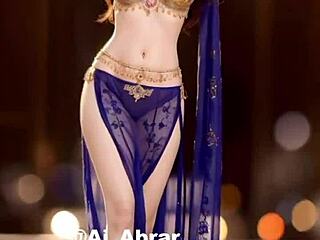 Isn't this AI-generated Indian belly dancer's performance captivating?