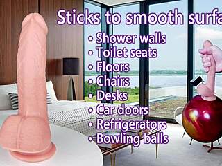 Archer fukena realistic silicone dildo stretches deep!