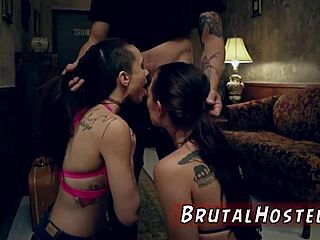 hey check out this bound brunette teen's hd domination play with aidra fox