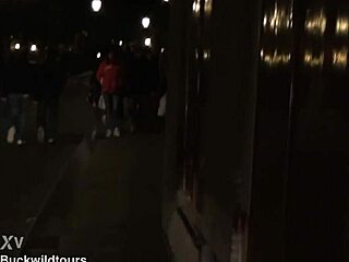 Filthy tourist pisses in amsterdam public urinal!