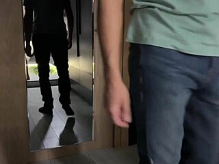 hey watch my cuck hubby jerk as friend creampies me deep