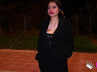 curvy spanish babe lulita star shared roughly by two big cocked spanish dudes in outdoor group ride