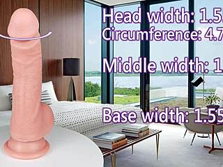 Archer fukena realistic silicone dildo stretches deep!