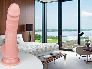Archer fukena realistic silicone dildo stretches deep!