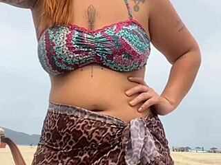 African Young Woman Grabs Hard Cock Beach