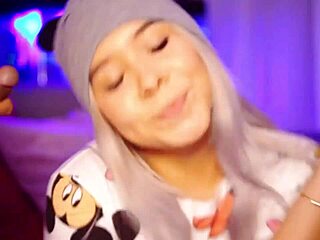 Submissive Latina Craves Cum Taste On Tongue Nightly