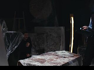 Security babe tricked into handjob, now fuck this Italian slut Layla Scarlett hard!