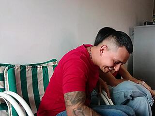 Chubby Colombian Mature Fingers Pussy Then Takes Huge Cock Deep