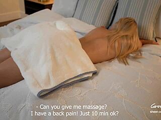 curvy milf massage turns into creampie fuck
