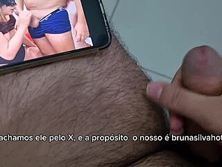 corno masturbates watching pregnant wife fucked by hung stud