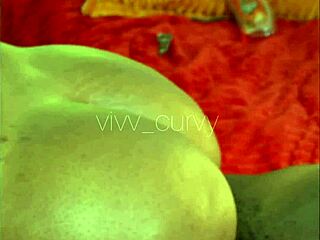 Curvy Ebony Reverse Rides Monster Black Cock Hard