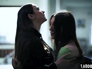 Gizelle spies Maya and Hazel tribbing wildly