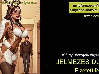 costumed babe roleplay with hungarian audio fun