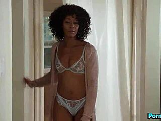Misty Stone's Sultry Ebony Threesome Tease