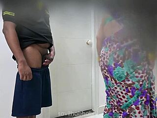 telugu maid teases landlord with her huge natural tits