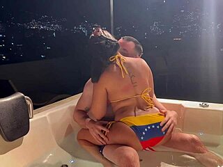 Latina Hotwife Tan Lines Cheats Riding Big Cock White Man Barefoot