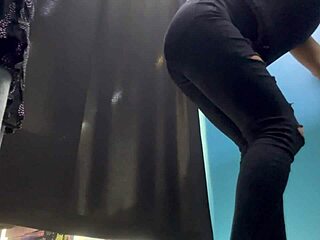 Russian Big Boob Girl Nipples Pop in Dressing Room Spy Cam