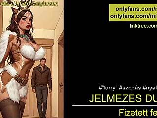 costumed babe roleplay with hungarian audio fun