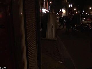 Filthy tourist pisses in amsterdam public urinal!