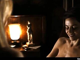 Elena Anaya and Natasha Yarovenko's Rome room tease
