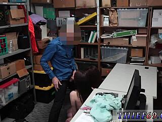 Canadian Teen Shoppers Busted by Police Uniform Hardcore Duo!