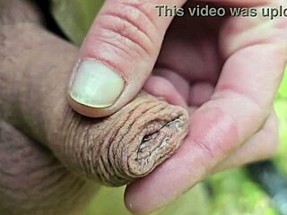 holding dick pee compilation wets fingers wildly!