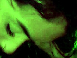Tattooed Latina bombshell orgasms on massive cock