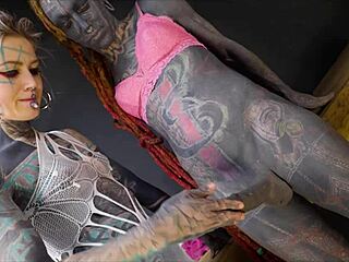 Tattooed Dominatrix Fists Tranny Ass Gaping Anal Stretching Femdom Fisting