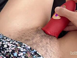 lick my hairy milf pussy with toy till i squirt multiple times pov