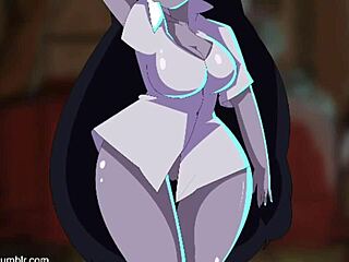 finn blanco finally fucks marceline the horny latina goth hard anally