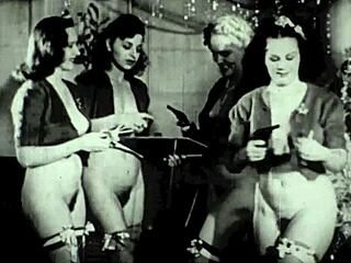 Vintage Ghosts Of Christmas Past Lesbian Group