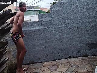 STEPson FUCKS BRAZILIAN Stepmom WHILE Virgin BROTHER Watches in Shock