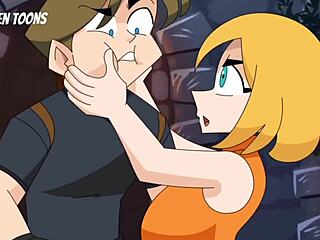 Ashley's flirty proposal in Resident Evil 4 monster cartoon parody