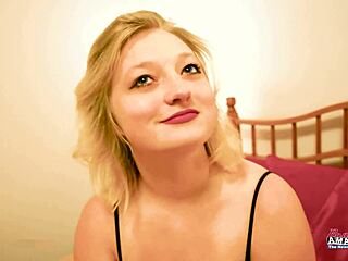 busty petite blonde deepthroats monster cock wild pov ride