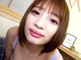 Yuika Takigawa sucks cock then rides it passionately hard
