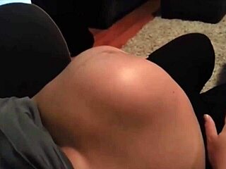 sexy pregnant belly swells with intense cravings