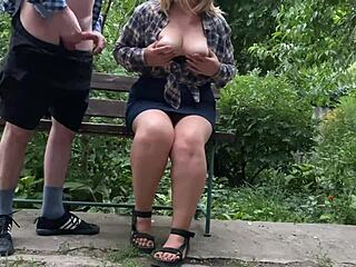 Best chubby milf handjob cumshot moments compilation