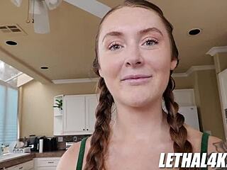Bubble Butt Babysitter Chloe Marie Takes Jerry Kovak Hardcore