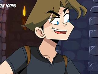Ashley's flirty proposal in Resident Evil 4 monster cartoon parody