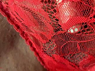peeking under 50-year-old woman's miniskirt