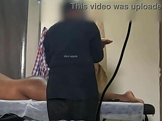 thai masseuse hathai gives erotic handjob part 2