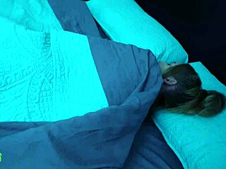 junior sneaks bed for milf's deepthroat creampie ride