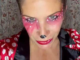Milf destroys pussy with xxl dildo solo webcam