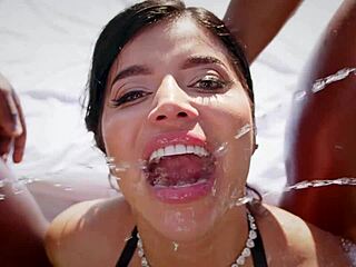 Black guys gangbang me with dp and piss on birthday