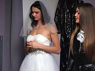 Pre-Wedding Bride Sluts Out in Fetish Domination