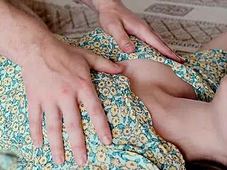 Big Boobed Wife Explodes In Nipple Lick Orgasm!